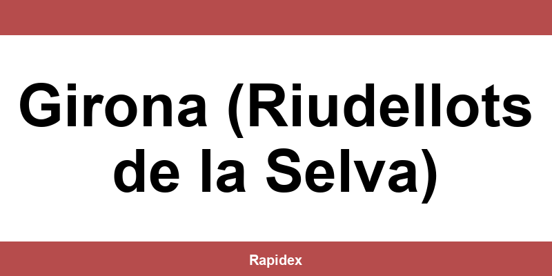 Llame por teléfono a la oficina de CTT Express en Girona (Riudellots de la Selva)