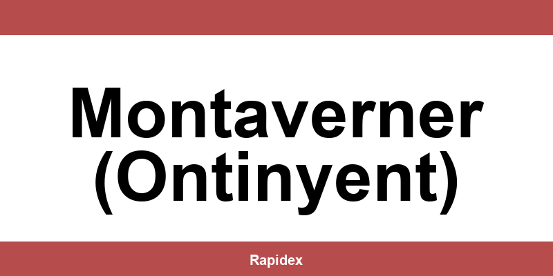 Llame por teléfono a la oficina de CTT Express en Montaverner (Ontinyent)
